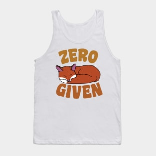 Zero Fox Given Tank Top